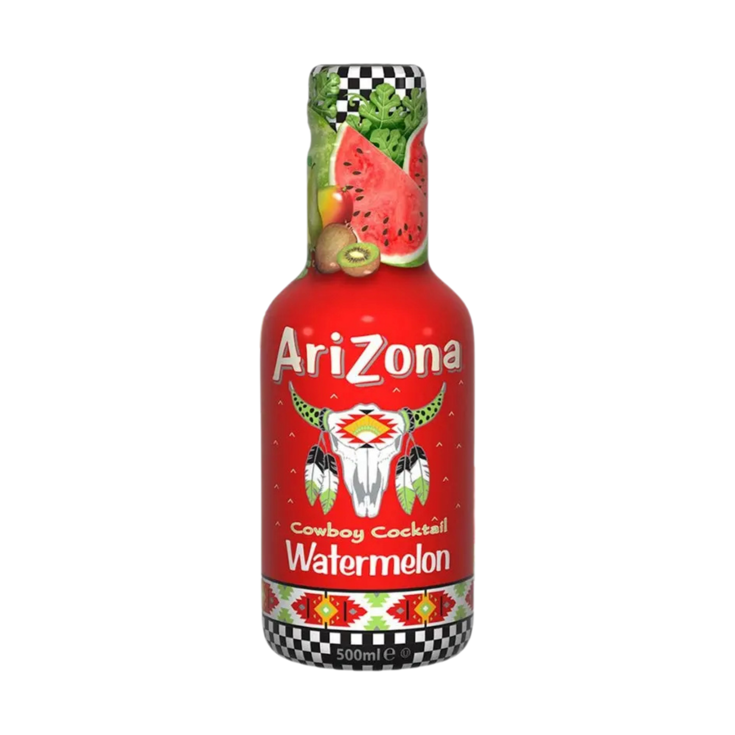 Arizona Cowboy Cocktail Watermelon, bevanda all'anguria da 500ml - Confezione da 6 pezzi