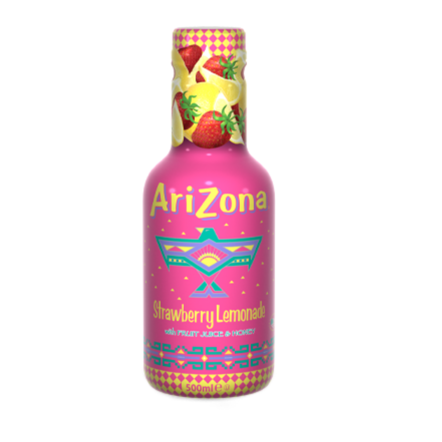 Arizona Strawberry Lemonade, limonata alla fragola da 500ml - Confezione da 6 pezzi