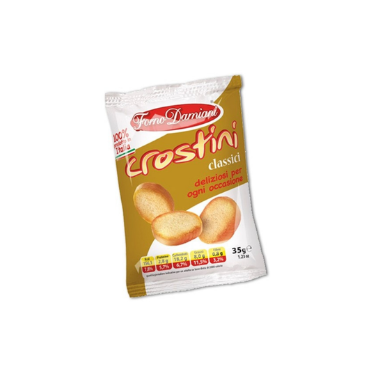 Crostini Forno Damiani da 35gr - Confezione da 50 pezzi