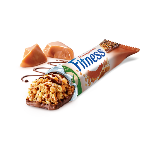 Fitness Crunchy Caramel 23,5gr - Confezione da 24 pezzi