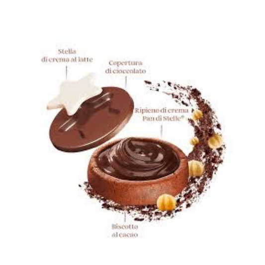 Pan di Stelle Biscocrema da 28gr - Confezione da 24 pezzi