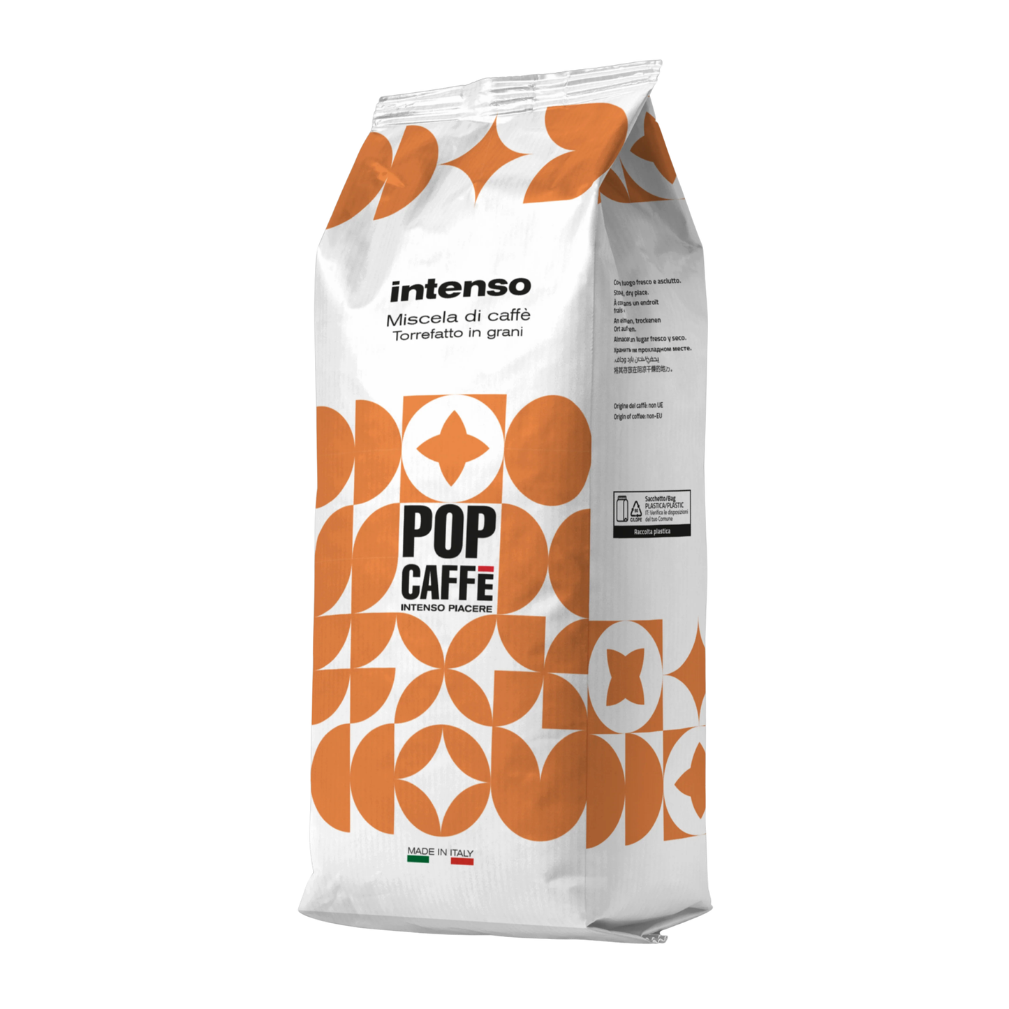 POP CAFFè, Caffè in Grani Miscela Intenso - Confezione da 6kg