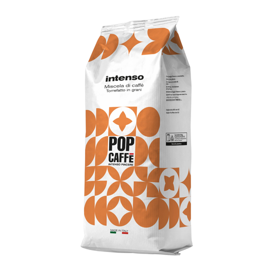 POP CAFFè, Caffè in Grani Miscela Intenso - Confezione da 6kg