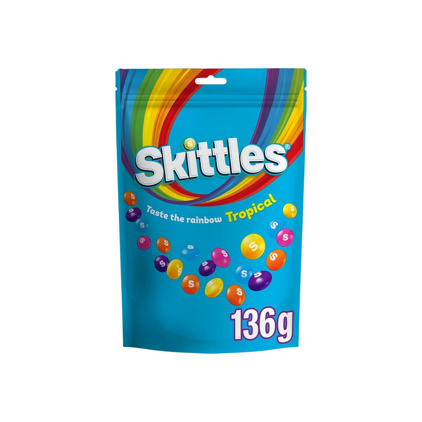 Skittles Tropical da 136gr - Confezione da 15 pezzi
