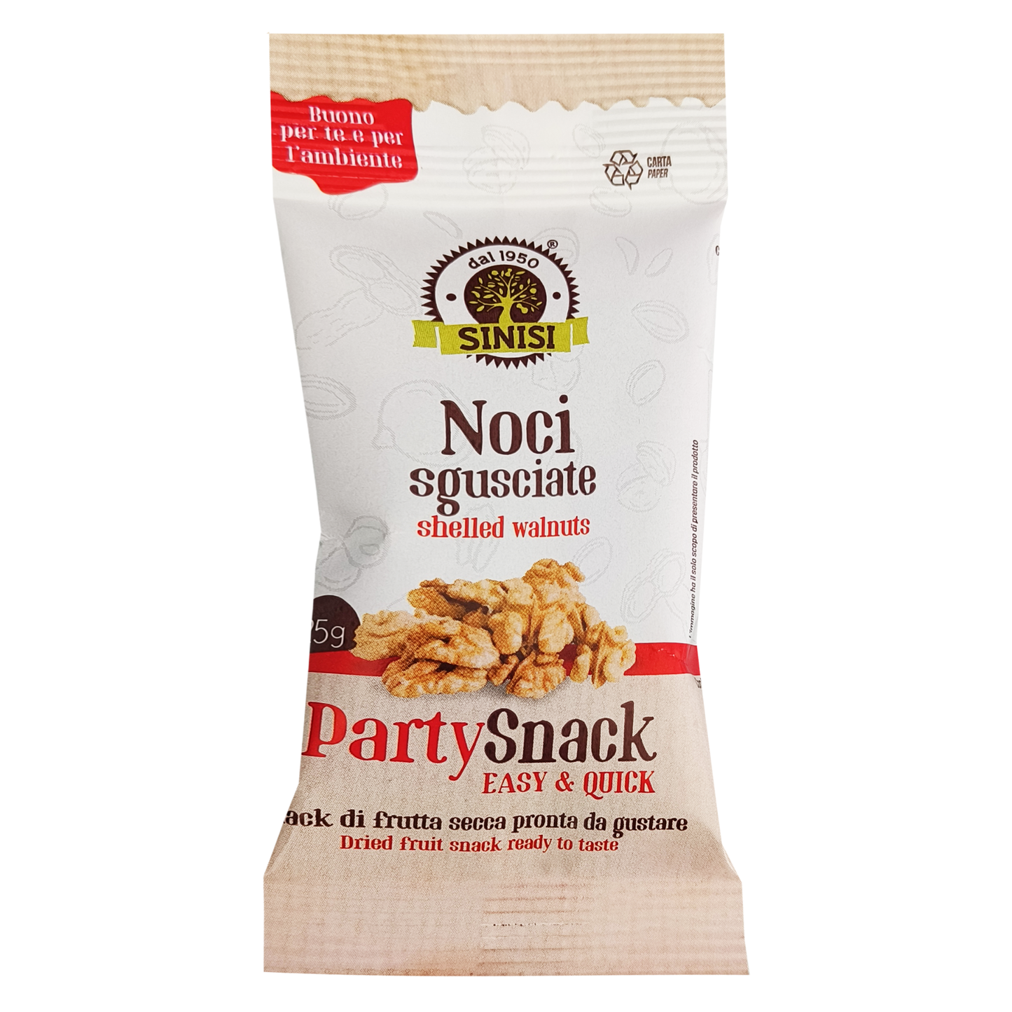 Noci sgusciate 25 gr- Confezione da 24 pz