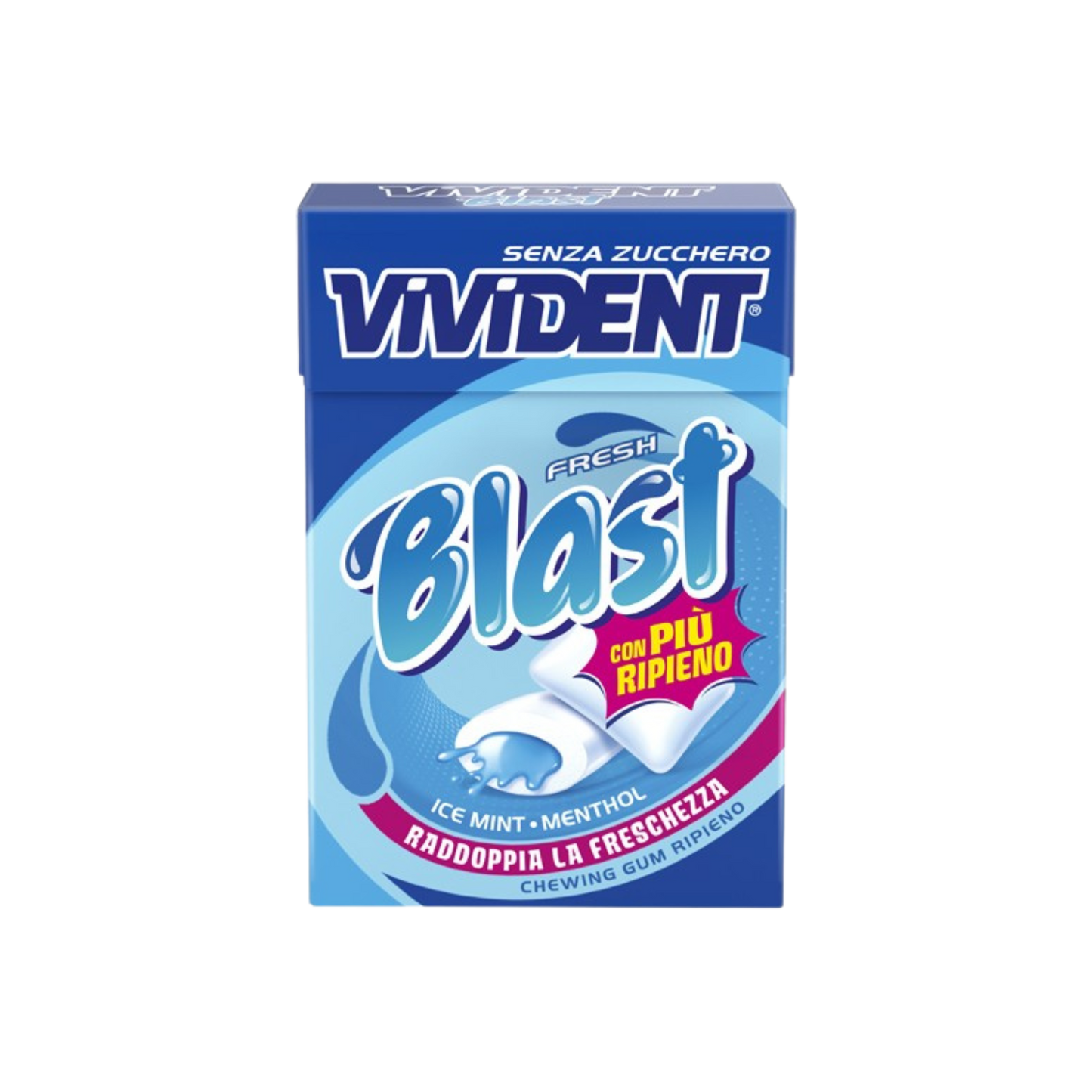 Gomma da masticare Vivident Blast da 30 grammi - Confezione da 20 pezzi