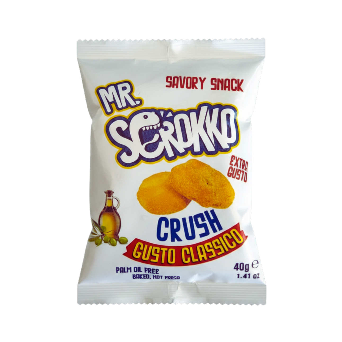 MR. SCROKKO, Tarallini gusto classico da 40gr - Confezione da 60 pezzi
