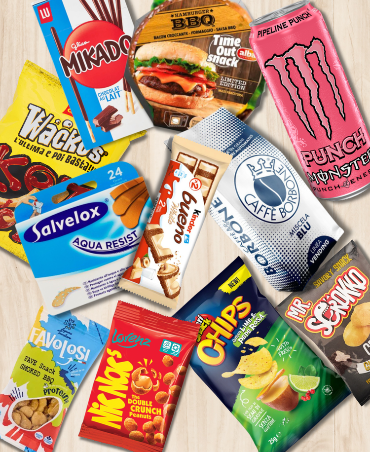 About Snack: Snack e Bevande Online e Distributori automatici H24
