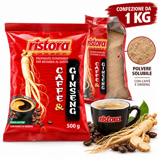 Caffè Ginseng Ristora - Confezione da 1 kg
