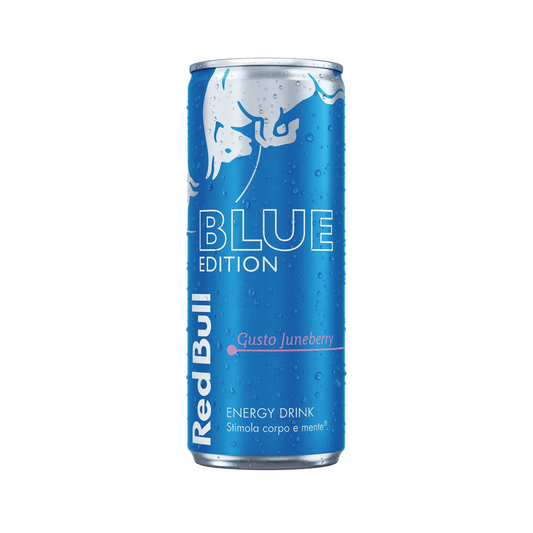 Red Bull Blu Edition gusto Juneberry da 250 ml - Confezione da 24 pezzi