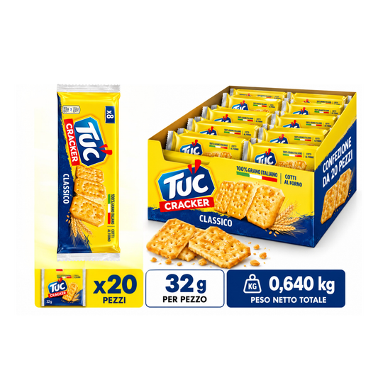 Tuc Cracker Classico 32gr - Confezione da 20 pezzi