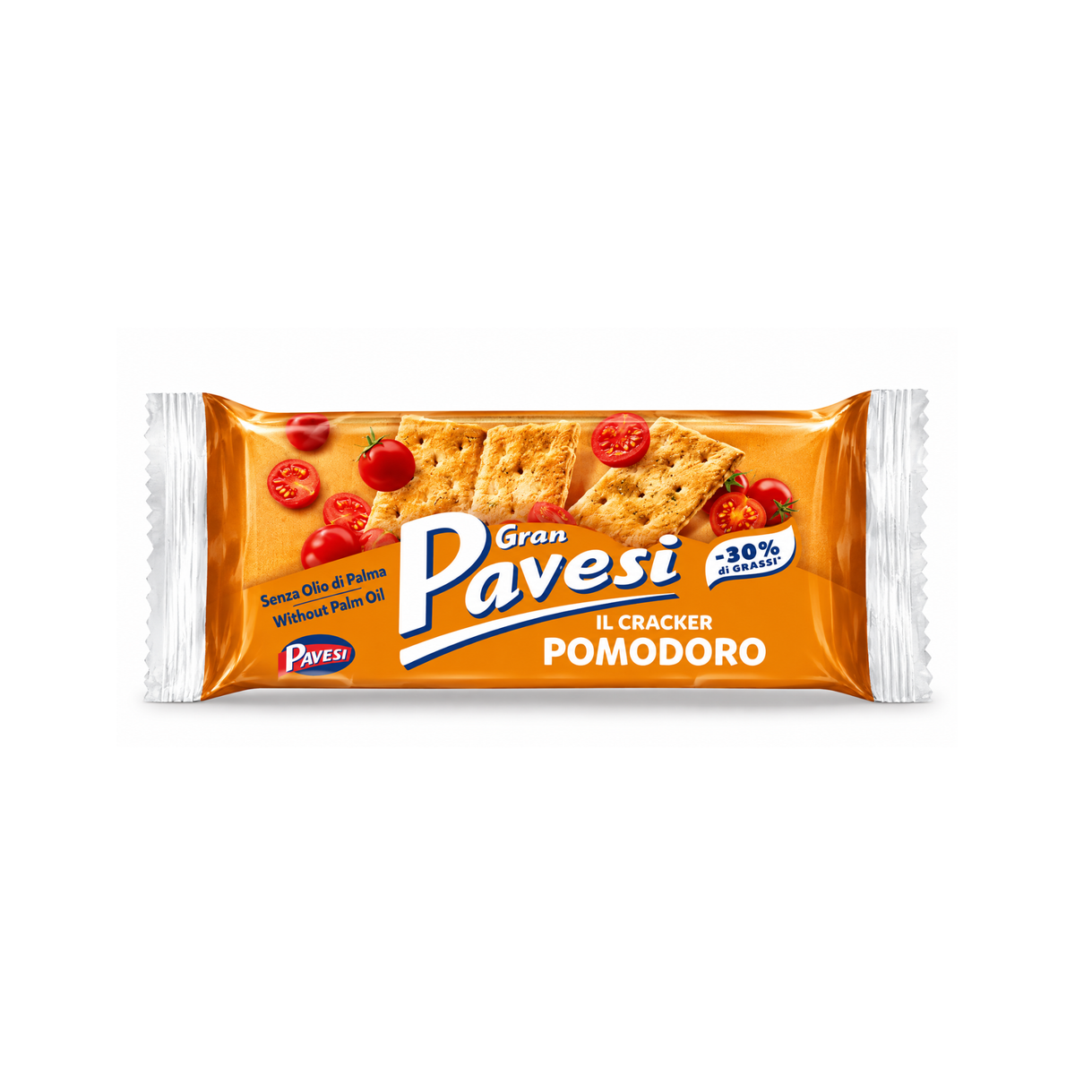 Gran Pavesi, Cracker Pomodoro 31gr - Confezione da 8 pezzi
