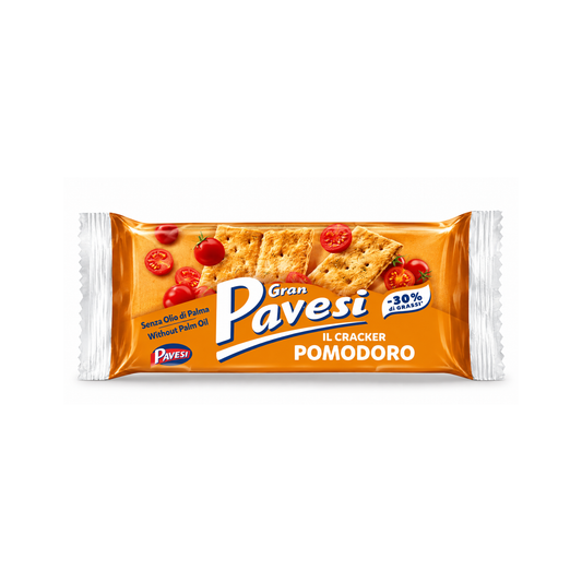 Gran Pavesi, Cracker Pomodoro 31gr - Confezione da 8 pezzi