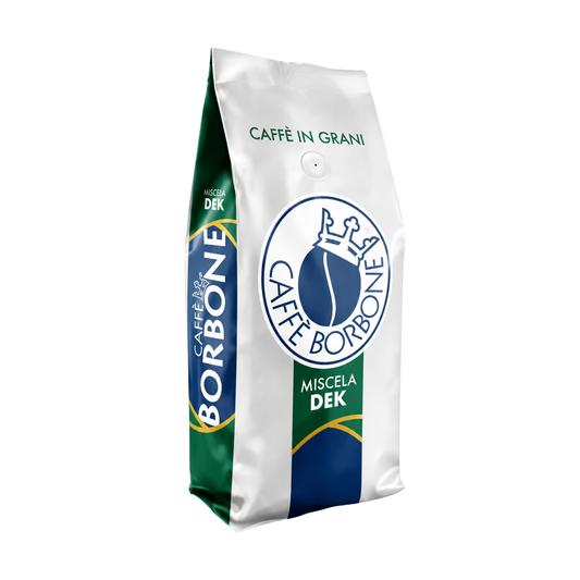 Caffè in grani, Borbone Dek 1kg - Confezione da 6 pezzi