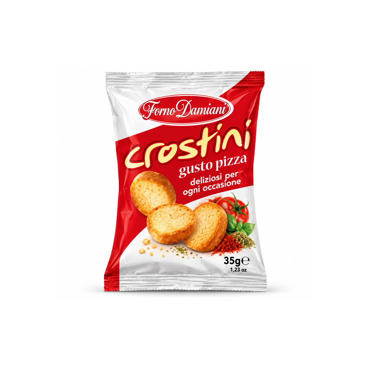 Crostini Forno Damiani da 35gr - Confezione da 50 pezzi