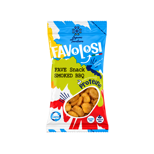 Favolosi, Fave Smoked BBQ da  25gr - Confezione da 40 pezzi
