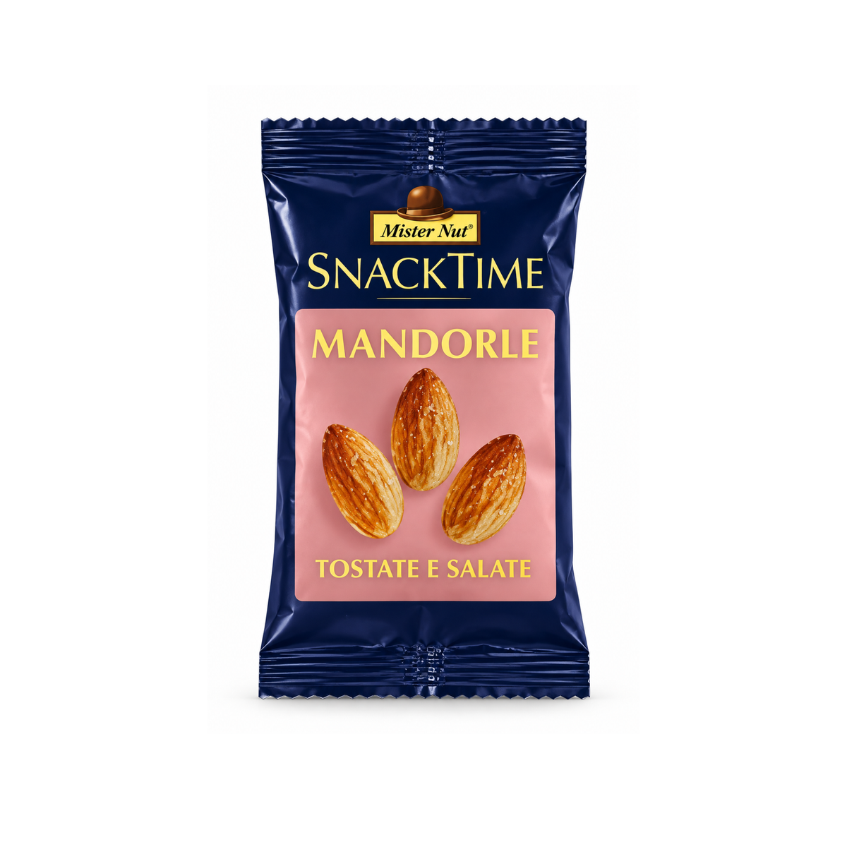 Mr. Nut , Mandorle tostate e salate da 25 gr- Confezione da 24 pezzi
