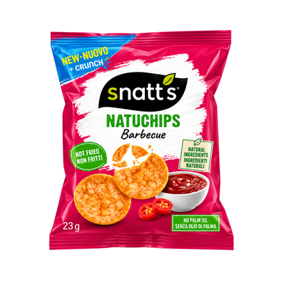 Natuchips gusto barbecue da 23gr - Confezione da 45 pezzi