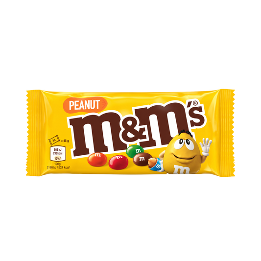 M&M's Peanut 45gr - Confezione da 24 pezzi