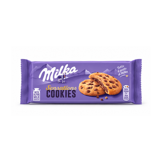 Milka Cookiefilled 2 biscotti da 52 g - Confezione da 24 pezzi