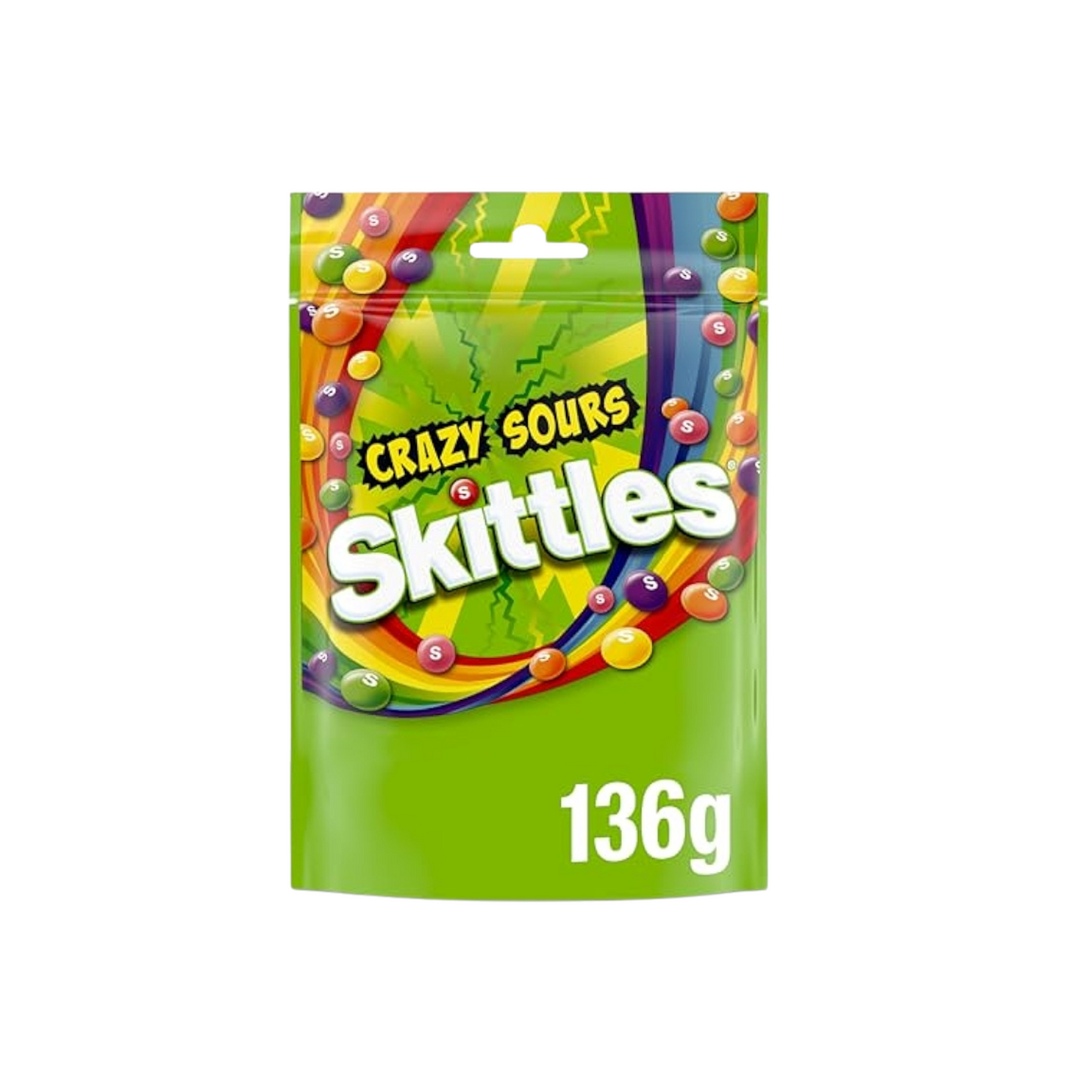 Skittles Crazy Sours da 136gr - Confezione da 15 pezzi