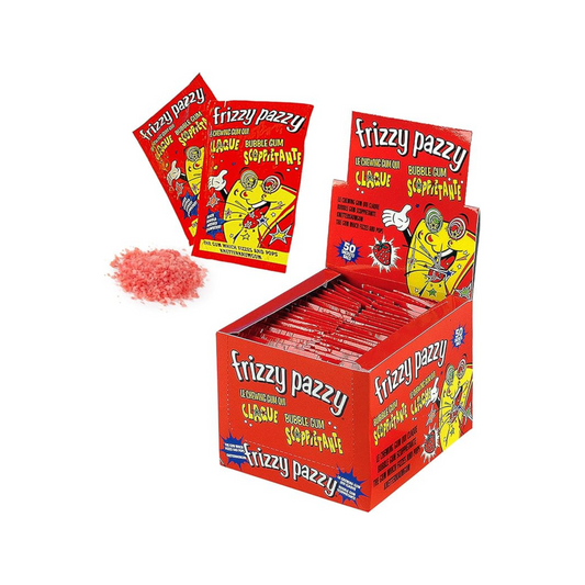 Frizzy Pazzy, Caramelle scoppiettanti gusto fragola da 7 gr