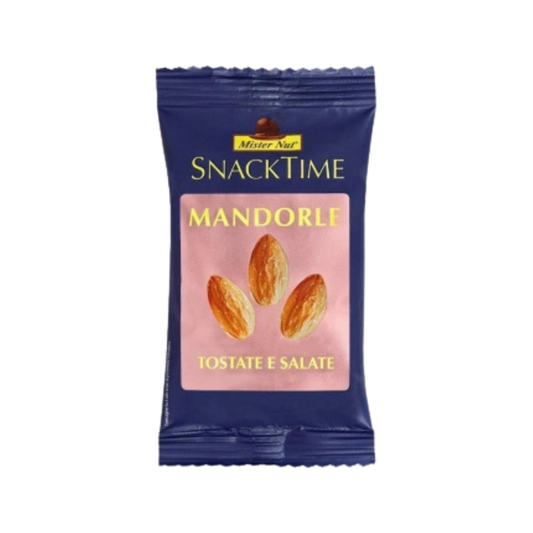 Mr. Nut , Mandorle tostate e salate da 25 gr- Confezione da 24 pezzi