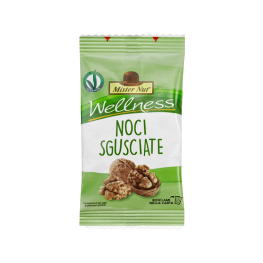 Mr. Nut , Noci sgusciate al naturale da 25 gr- Confezione da 18  pezzi