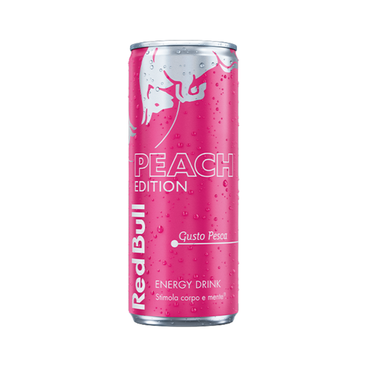 Red Bull Peach Edition, gusto pesca da 250 ml - Confezione da 24 pezzi