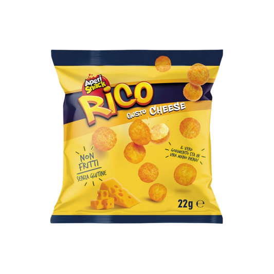 Aperi Snack Rico palline al formaggio mono 22g- Confezione da 36 pezzi