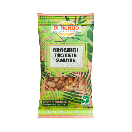 Arachidi pelate, Tostate e salate da 25gr - Confezione da 40 pezzi