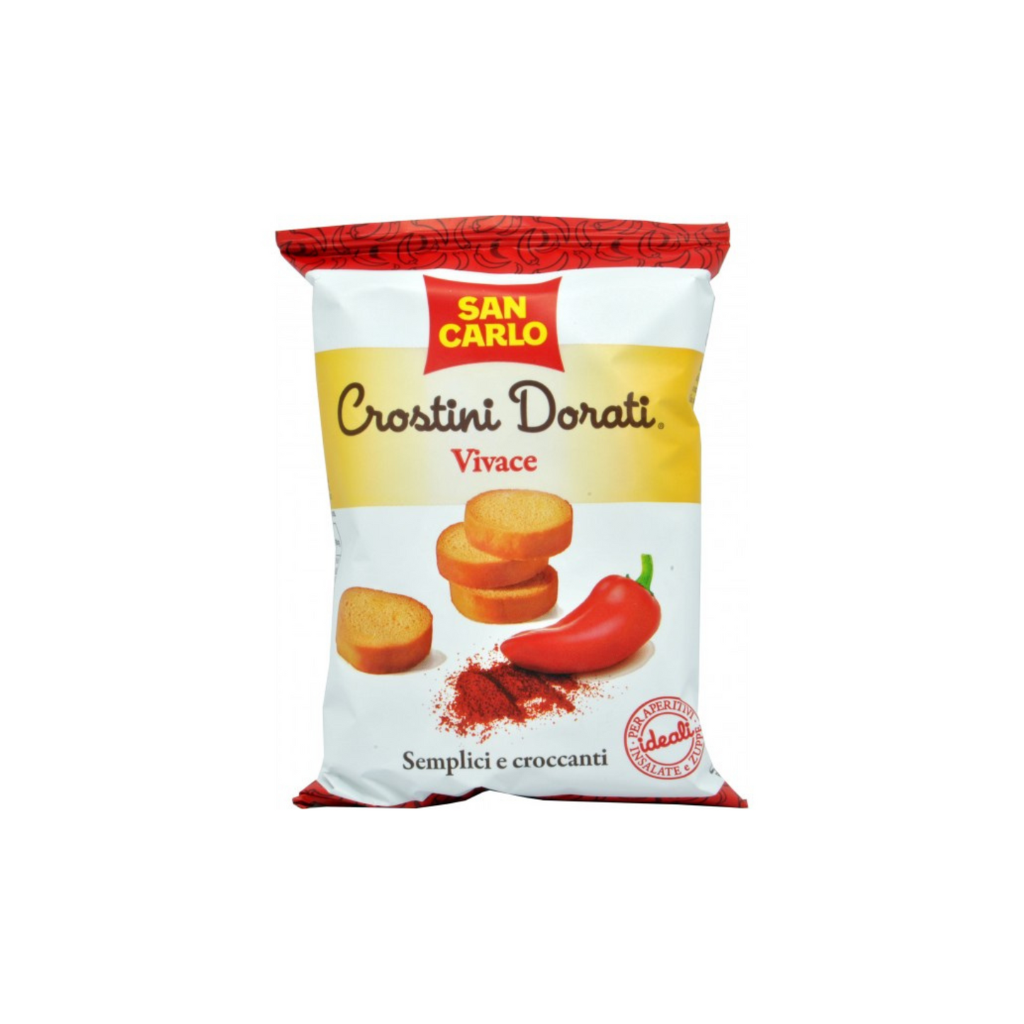 Crostini Dorati Vivace alla paprika 40 gr - Confezione da 14 pezzi
