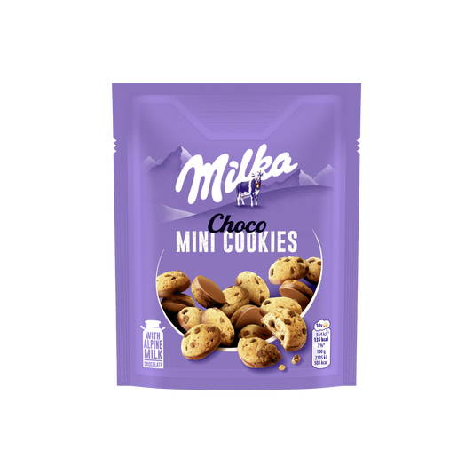 Milka Mini Cookies 110g- Confezione da 8 pezzi