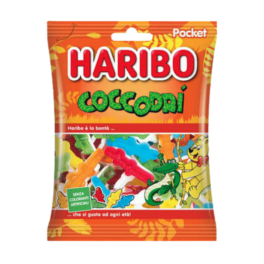 Haribo Coccodrì  90gr - Confezione da 30 pezzi